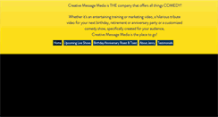 Desktop Screenshot of creativemessagemedia.com